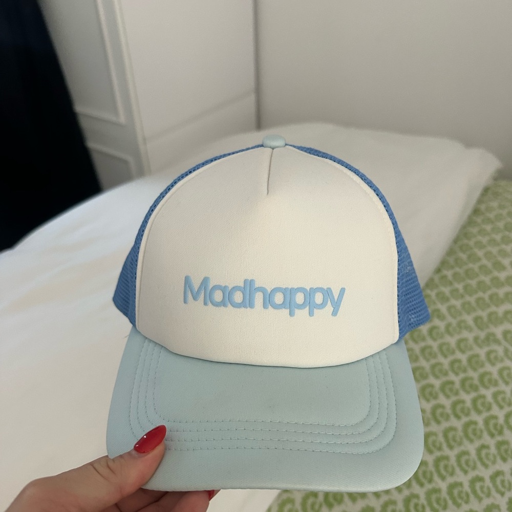 Madhappy trucker hat in light blue